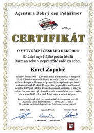 Česká kniha rekordů 2011